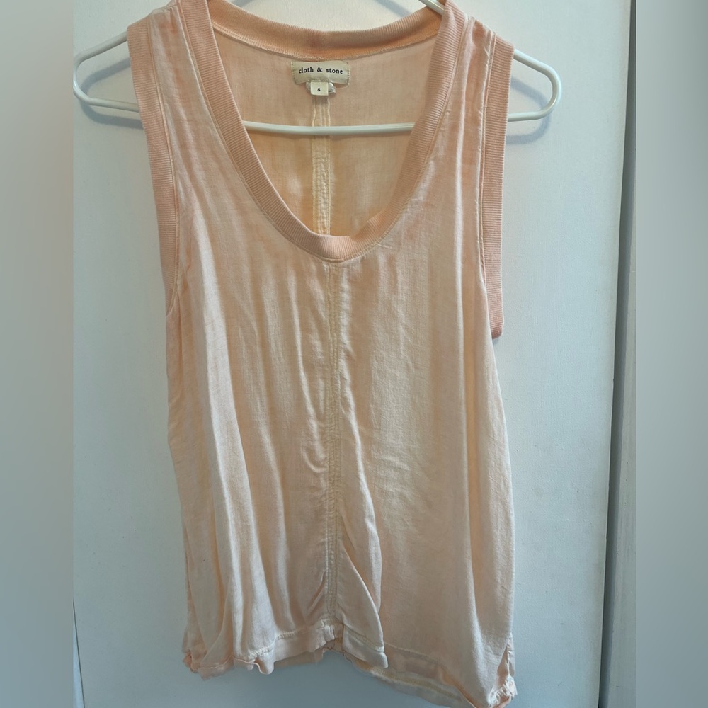 Cloth and stone soft orange tank